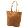  Dámska kožená kabelka cez rameno Patrizia 419-013-05 hnedá 38 x 38 x 13 cm