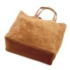  Dámska kožená kabelka cez rameno Patrizia 419-013-05 hnedá 38 x 38 x 13 cm