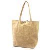  Dámska kožená kabelka cez rameno Patrizia 419-013-05 béžovej farby 38 x 38 x 13 cm