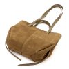  Dámska kožená kabelka Luka 24-082 hnedá, cez rameno 31 x 25 x 11 cm