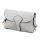  Dámska kožená kabelka cez rameno Luka 24-076 sivá 22 x 15 x 6 cm