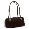  Dámska kožená kabelka cez rameno Luka 24-083 hnedá 34 x 17 x 9 cm