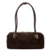  Dámska kožená kabelka cez rameno Luka 24-083 hnedá 34 x 17 x 9 cm