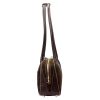  Dámska kožená kabelka cez rameno Luka 24-083 hnedá 34 x 17 x 9 cm