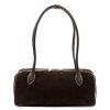  Dámska kožená kabelka cez rameno Luka 24-083 hnedá 34 x 17 x 9 cm