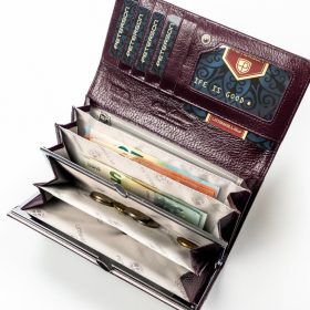    Dámska peňaženka Peterson PTN PS401-FDS fialová 18,5 x 9,5 x 2,5 cm