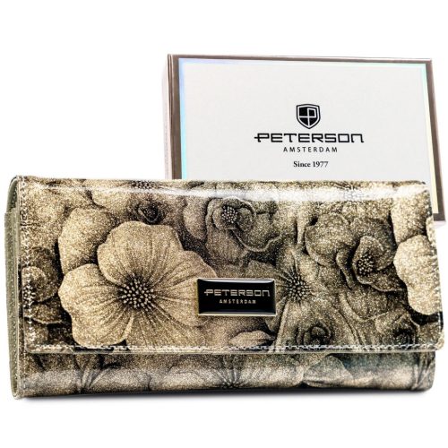  Dámska peňaženka Peterson PTN PS401-FDS béžová 18,5 x 9,5 x 2,5 cm