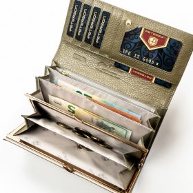    Dámska peňaženka Peterson PTN PS401-FDS béžová 18,5 x 9,5 x 2,5 cm