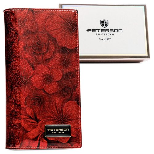  Dámska peňaženka Peterson PTN PS1431-FDS červená 20 x 10 x 3 cm