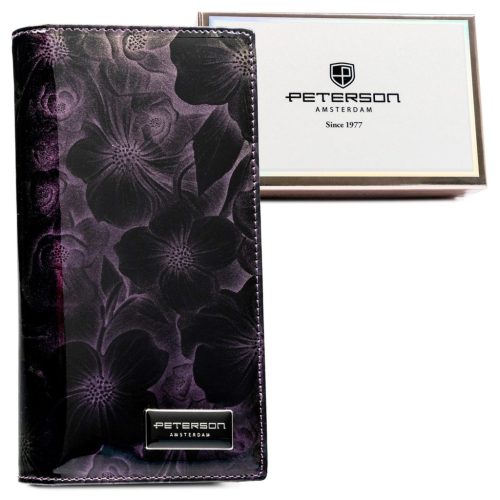  Dámska peňaženka Peterson PTN PS1431-FDS fialová 20 x 10 x 3 cm