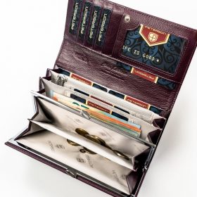    Dámska peňaženka Peterson PTN PS122-FDS fialová 18,5 x 9,5 x 2,5 cm