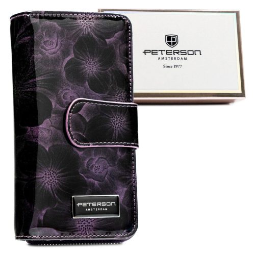  Dámska peňaženka Peterson PTN PS116-FDS fialová 16 x 11 x 4 cm