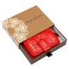  Dámska kožená peňaženka Mato Grosso 0820-46 s RFID červenou farbou 9 x 11 x 3 cm