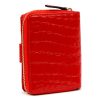  Dámska kožená peňaženka Mato Grosso 0820-46 s RFID červenou farbou 9 x 11 x 3 cm