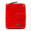  Dámska kožená peňaženka Mato Grosso 0820-46 s RFID červenou farbou 9 x 11 x 3 cm