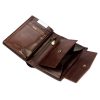  Pánska kožená peňaženka Mato Grosso 0859-25 s RFID hnedou farbou 10 x 13 x 3 cm