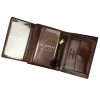  Pánska kožená peňaženka Mato Grosso 0859-25 s RFID hnedou farbou 10 x 13 x 3 cm