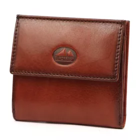   EL FORREST 1500-29 RFID hnedá pánska kožená peňaženka 10 x 9 x 2.5 cm  