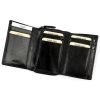 EL FORREST 568-623 RFID čierna dámska kožená peňaženka 12 x 9 x 3.5 cm  