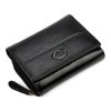 EL FORREST 568-623 RFID čierna dámska kožená peňaženka 12 x 9 x 3.5 cm  