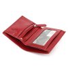  Dámska kožená peňaženka EL FORREST 575-480 s RFID bordovou farbou 8 x 10,5 x 2 cm