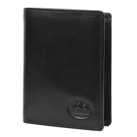    EL FORREST 575-67 RFID čierna kožená peňaženka 8 x 10,5 x 2 cm