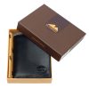  EL FORREST 575-67 RFID čierna kožená peňaženka 8 x 10,5 x 2 cm