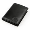  EL FORREST 575-67 RFID čierna kožená peňaženka 8 x 10,5 x 2 cm