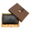  Dámska kožená peňaženka EL FORREST 579-67 s RFID čipom, čierna, 12 x 9 x 2,5 cm