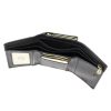  Dámska kožená peňaženka EL FORREST 579-67 s RFID čipom, čierna, 12 x 9 x 2,5 cm