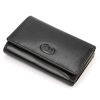  Dámska kožená peňaženka EL FORREST 579-67 s RFID čipom, čierna, 12 x 9 x 2,5 cm