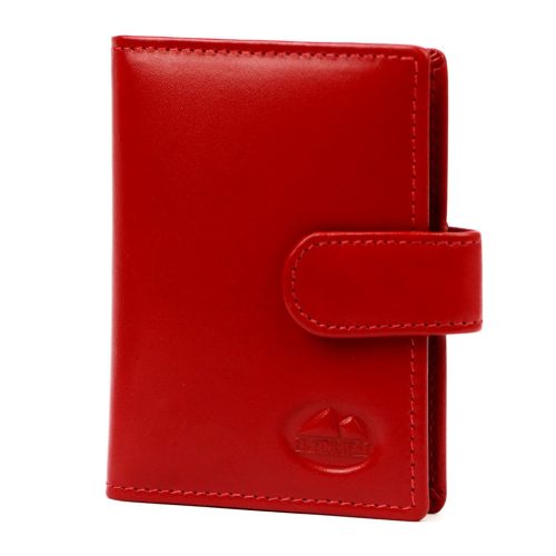  Dámske puzdro na dokumenty z hovädzej kože s RFID červenou farbou EL FORREST 7000-47 8,5 x 10,5 x 1,5 cm