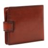  Pánska kožená peňaženka EL FORREST 850-29 s RFID hnedou farbou 11,5 x 9,5 x 3 cm