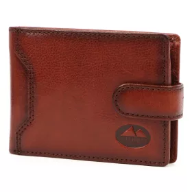    EL FORREST 851-29 RFID hnedá pánska kožená peňaženka 11 x 8 x 2,5 cm