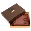  EL FORREST 851-29 RFID hnedá pánska kožená peňaženka 11 x 8 x 2,5 cm