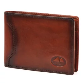    EL FORREST 851/A-29 RFID hnedá pánska kožená peňaženka 11 x 8 x 2,5 cm