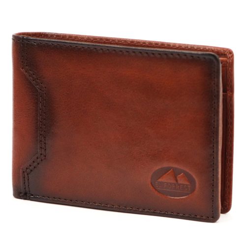  EL FORREST 851/A-29 RFID hnedá pánska kožená peňaženka 11 x 8 x 2,5 cm
