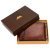  EL FORREST 851/A-29 RFID hnedá pánska kožená peňaženka 11 x 8 x 2,5 cm