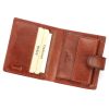  EL FORREST 864-29 RFID hnedá pánska kožená peňaženka 9 x 10 x 2 cm