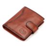  EL FORREST 864-29 RFID hnedá pánska kožená peňaženka 9 x 10 x 2 cm