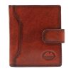  EL FORREST 864-29 RFID hnedá pánska kožená peňaženka 9 x 10 x 2 cm