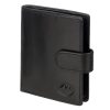  Pánska kožená peňaženka EL FORREST 864-67 s RFID čipom, čierna, 9 x 10 x 2 cm