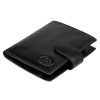  Pánska kožená peňaženka EL FORREST 864-67 s RFID čipom, čierna, 9 x 10 x 2 cm