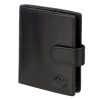  Pánska kožená peňaženka EL FORREST 864-67 s RFID čipom, čierna, 9 x 10 x 2 cm