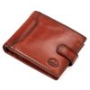 EL FORREST 875-29 RFID hnedá pánska kožená peňaženka 12.5 x 10 x 3 cm  