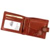 EL FORREST 877-29 RFID hnedá pánska kožená peňaženka 11.5 x 9.2 x 3 cm  