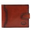 EL FORREST 877-29 RFID hnedá pánska kožená peňaženka 11.5 x 9.2 x 3 cm  