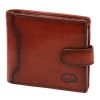 EL FORREST 877-29 RFID hnedá pánska kožená peňaženka 11.5 x 9.2 x 3 cm  