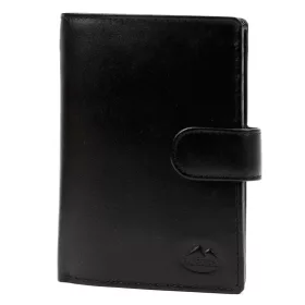    Pánska kožená peňaženka EL FORREST 883-67 s RFID čipom, čierna, 10,5 x 14 x 3 cm
