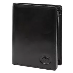    Pánska kožená peňaženka EL FORREST 886-67 s RFID čipom, čierna, 9,5 x 11,5 x 2,8 cm